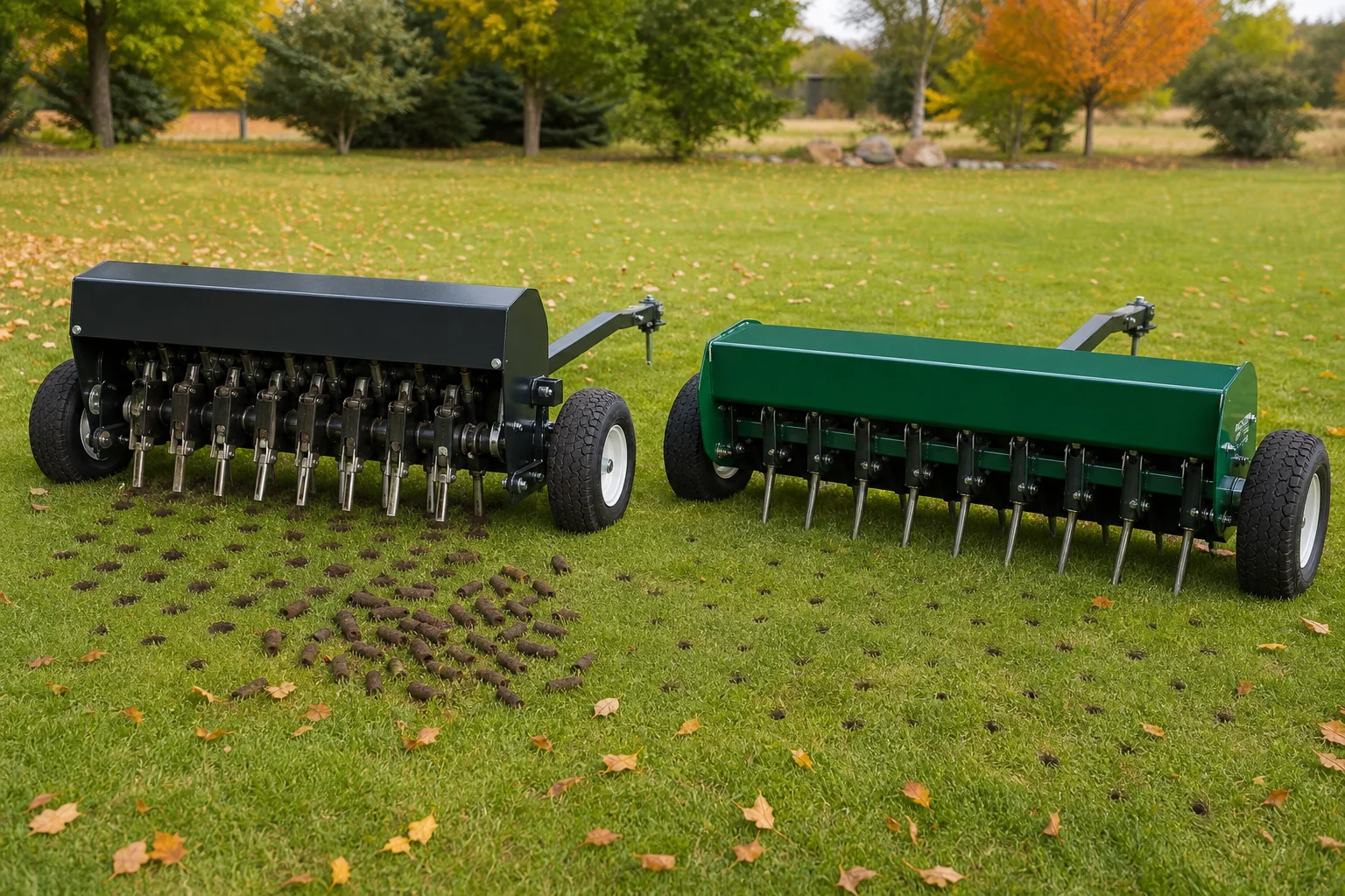Plug aerator vs. spike aerator: which one helps compacted soil?