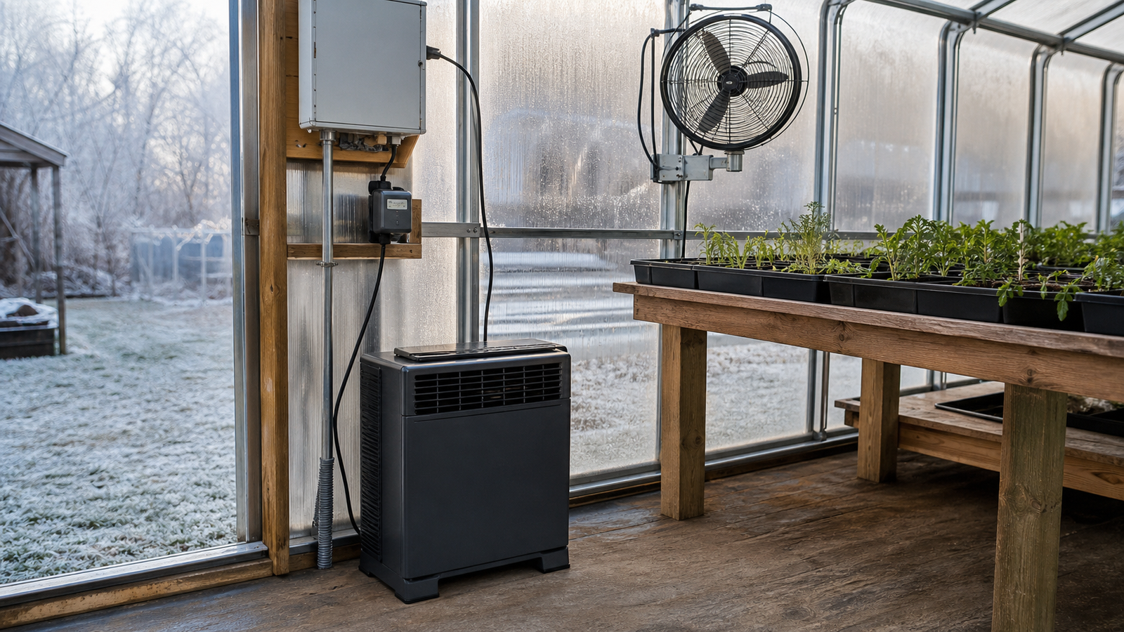 Greenhouse heaters: sizing, safety, and the right type for your setup
