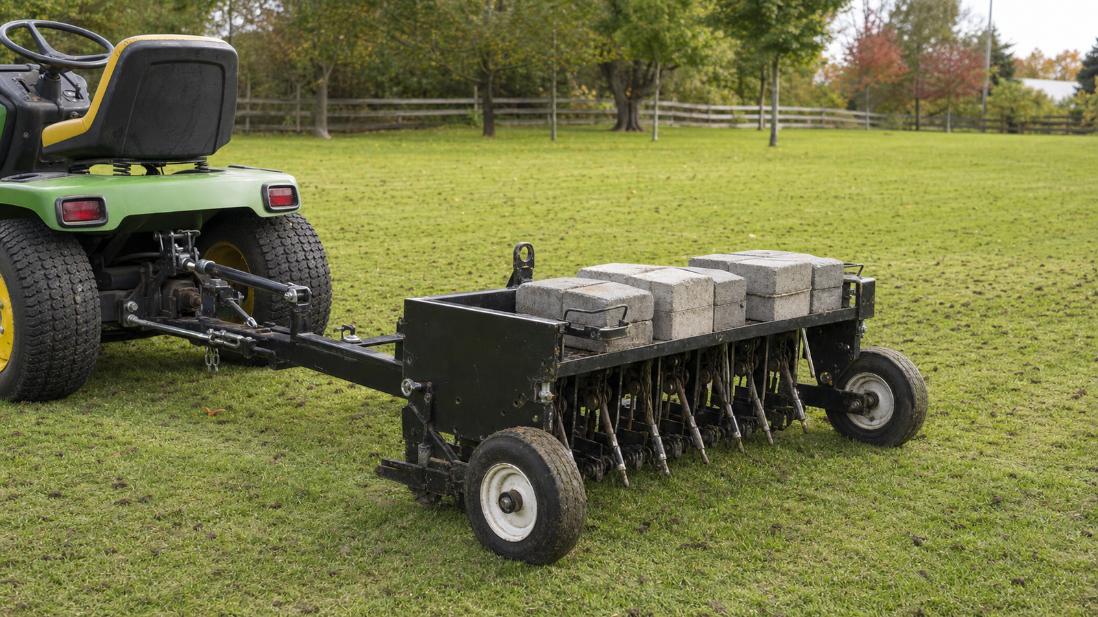 Tow-behind lawn aerators: plug, spike, and which one to buy