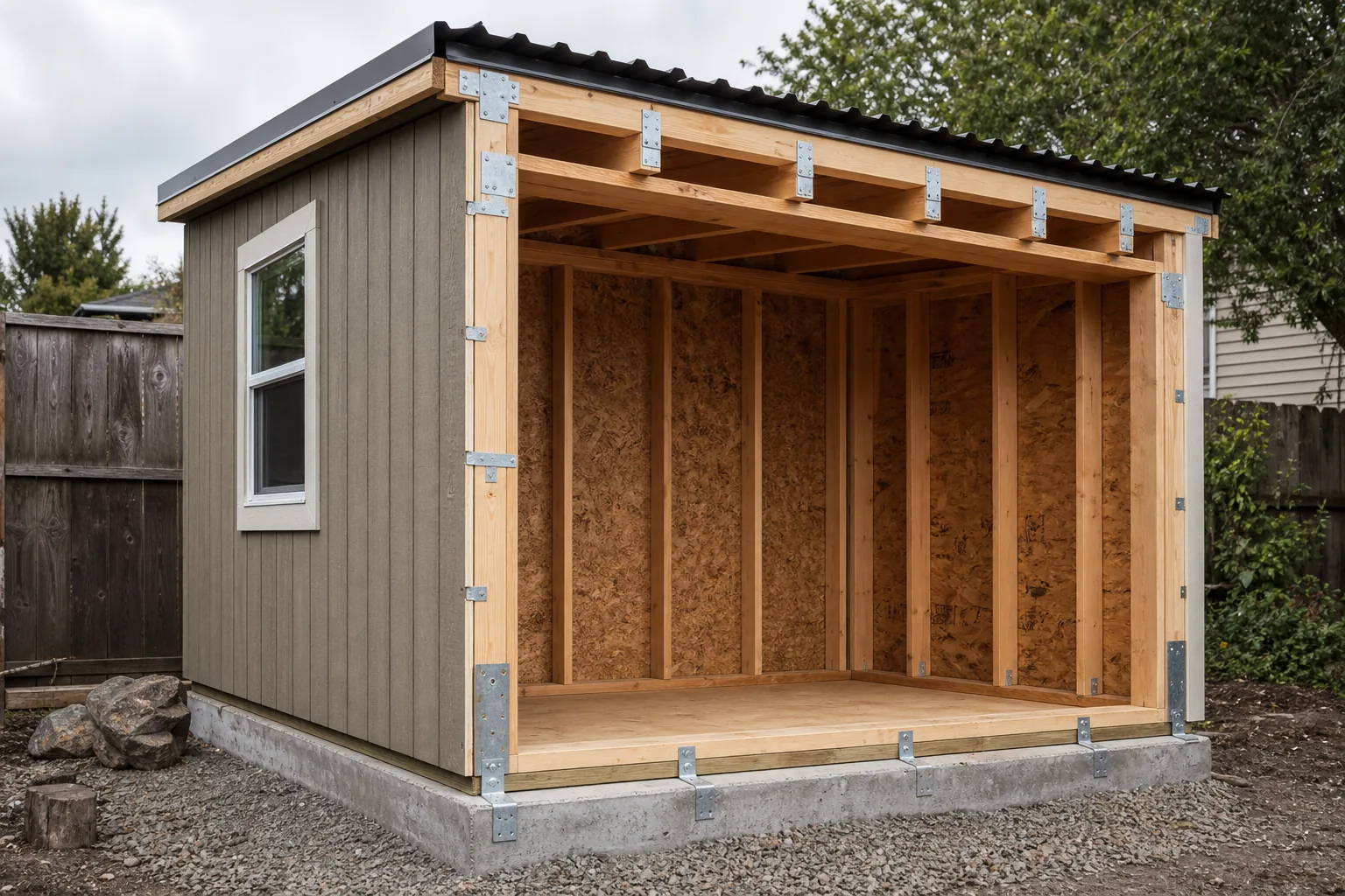 How to anchor a shed for wind: base-to-ground connections explained