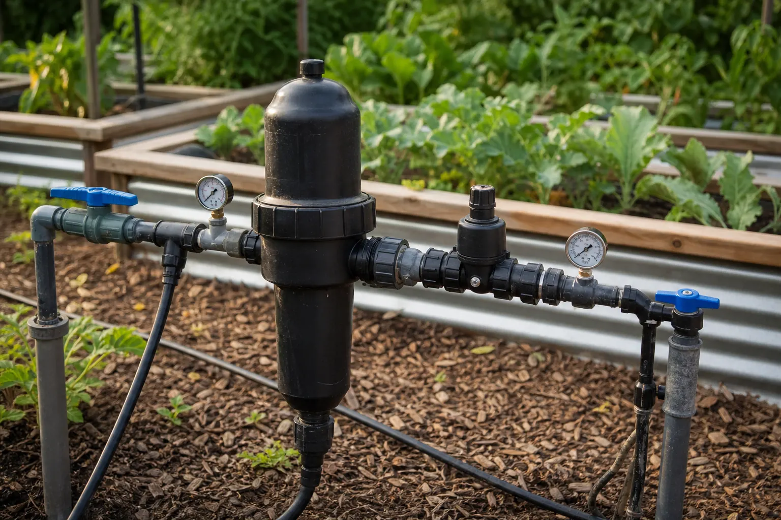 Drip irrigation filters: choose screen, disc, or media filtration