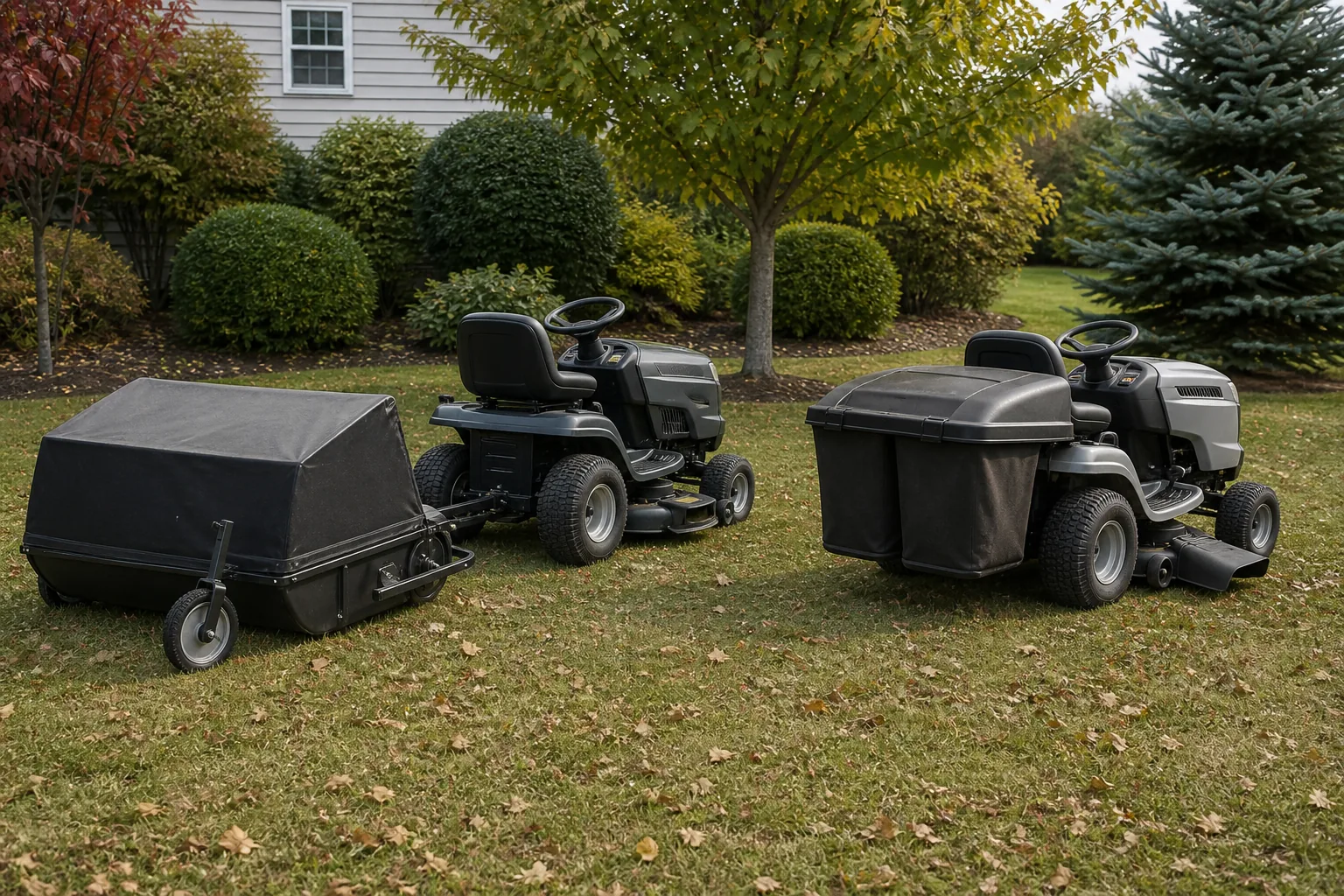 Lawn sweeper vs. bagger: which cleanup system fits your yard?