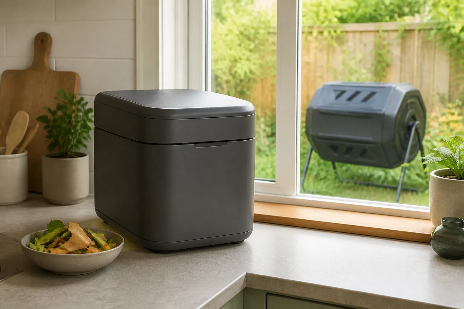 Electric composter vs compost tumbler: which handles your food scraps better?