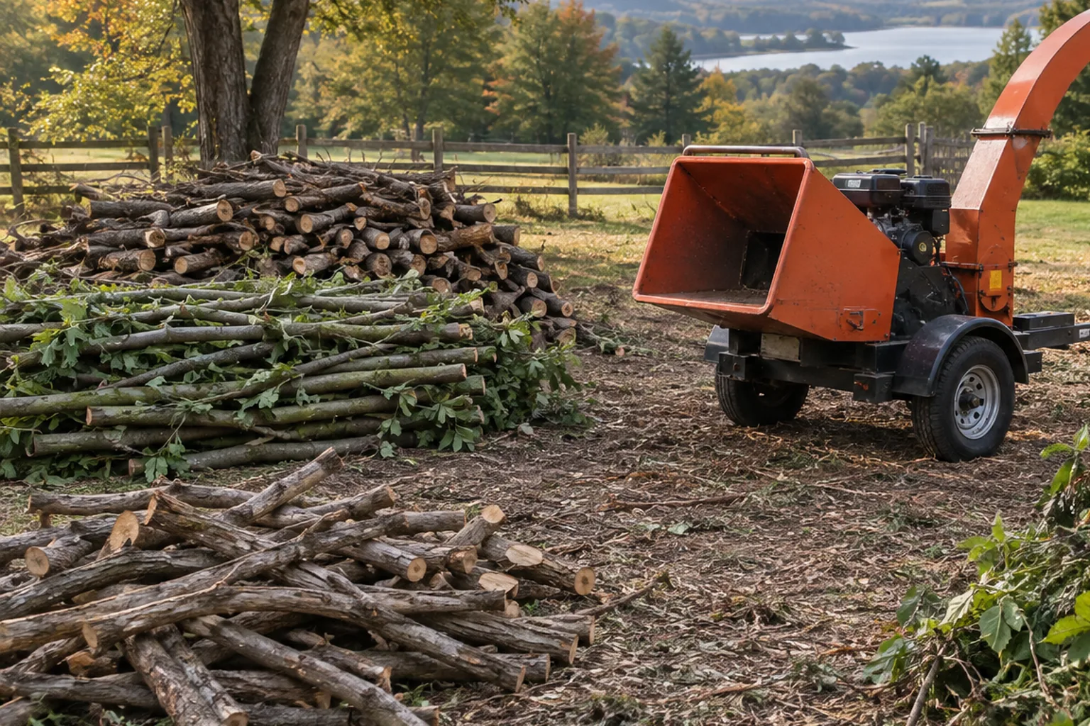 Measured piles grouped by diameter, knots, forks, and moisture