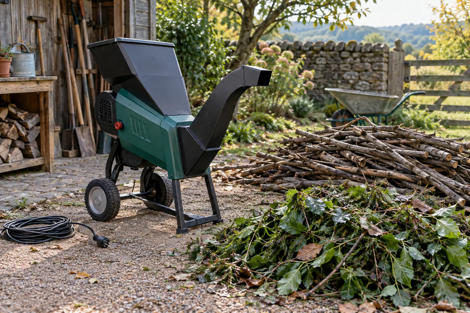 Why an electric wood chipper keeps clogging