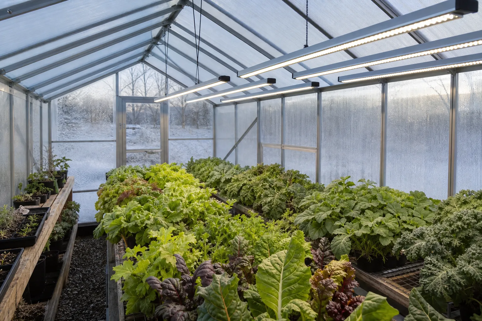Greenhouse grow lights: plan DLI, coverage, and power before buying